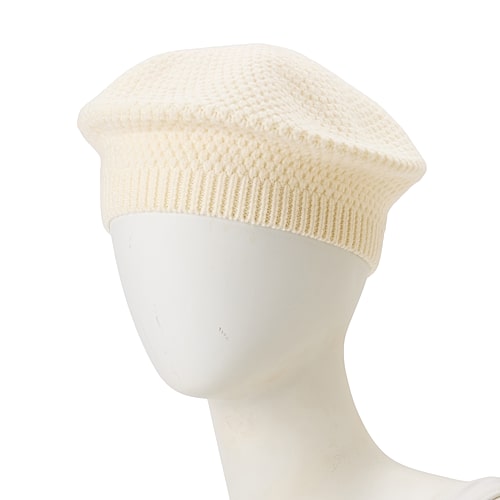 Liz Claiborne Knit Womens Beret In Beige