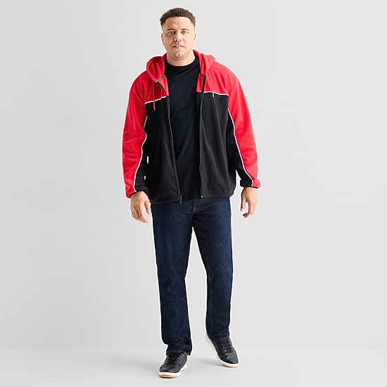 Shaquille O'Neal XLG™ Mens Big and Tall Fleece Lightweight Jacket