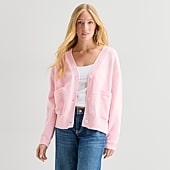 Forever 21 Womens V Neck Long Sleeve Open Front Juniors Cardigan