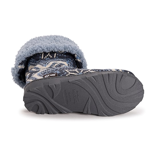 Muk Luks Womens Memory Foam Slip Resistant Bootie Slippers