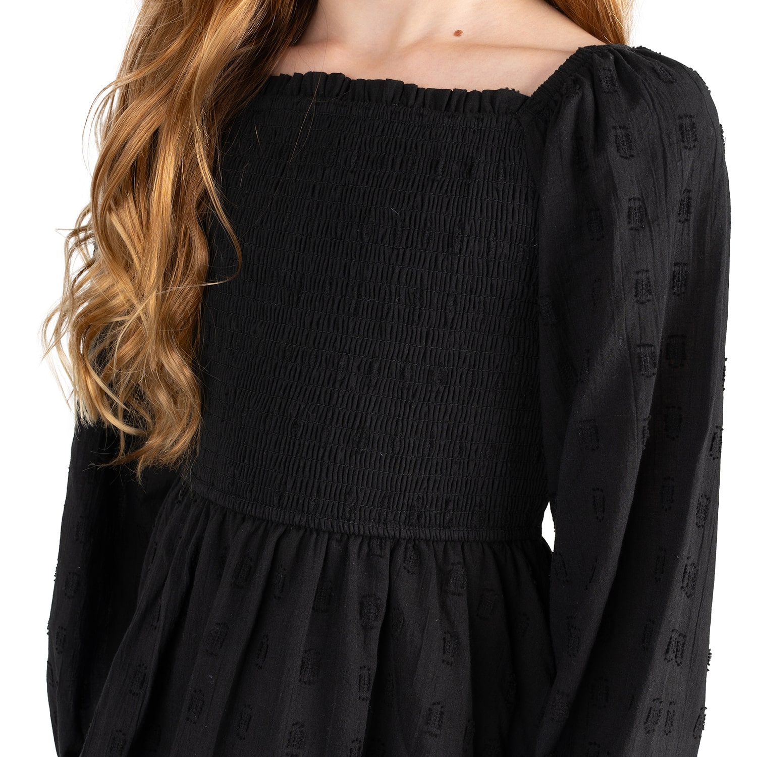 Rare Editions Big Kid Girls Long Sleeve A-Line Dress