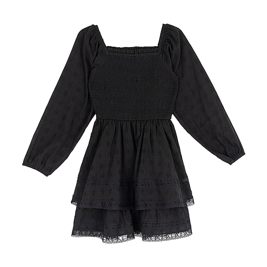 Rare Editions Big Kid Girls Long Sleeve A-Line Dress