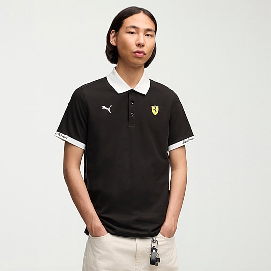 Novelty Puma Mens Regular Fit Short Sleeve Polo Shirt