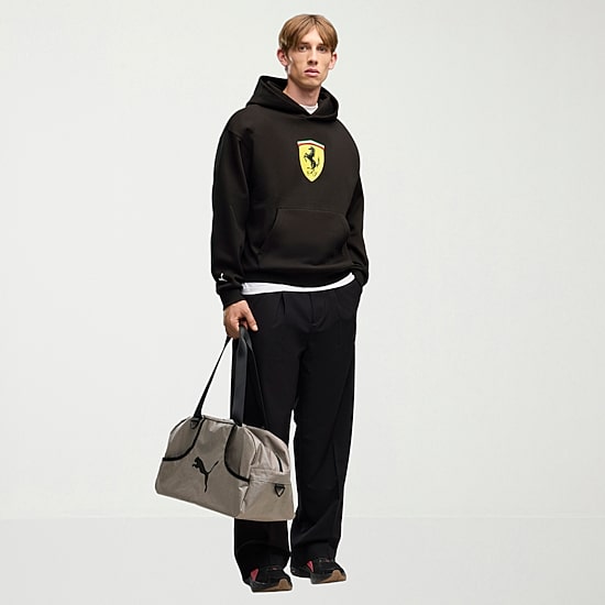 Novelty Puma Mens Long Sleeve Fleece Active Hoodie