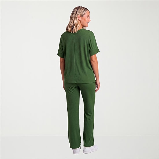 24seven Comfort Apparel Maternity Knit Pant Set