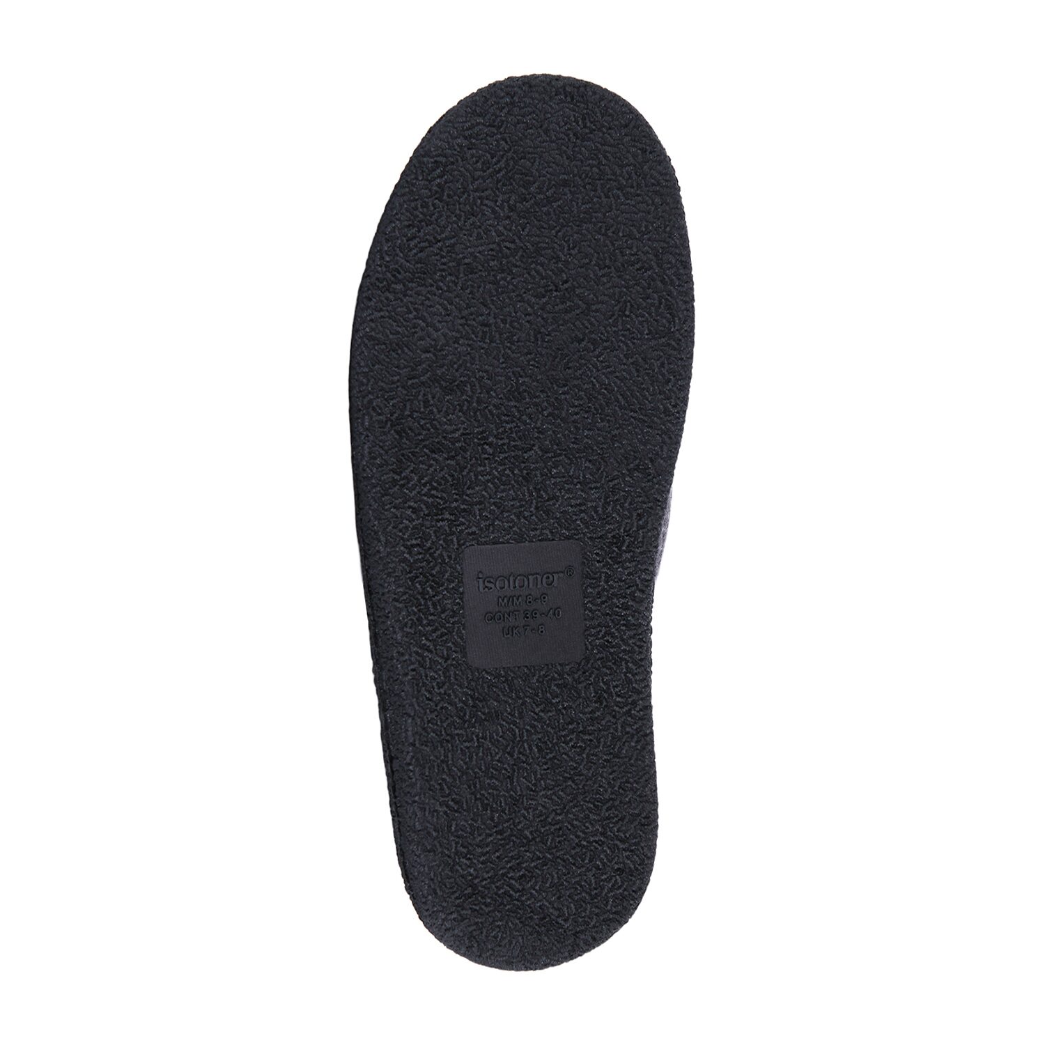 Isotoner Collapsible Heel Sweater Mens Moccasin Slippers