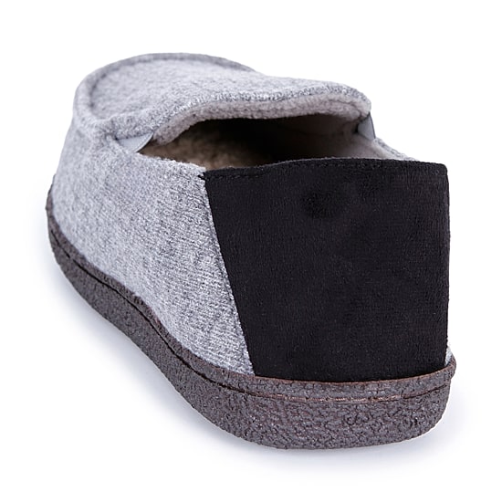 Isotoner Collapsible Heel Sweater Moccasin Mens Moccasin Slippers