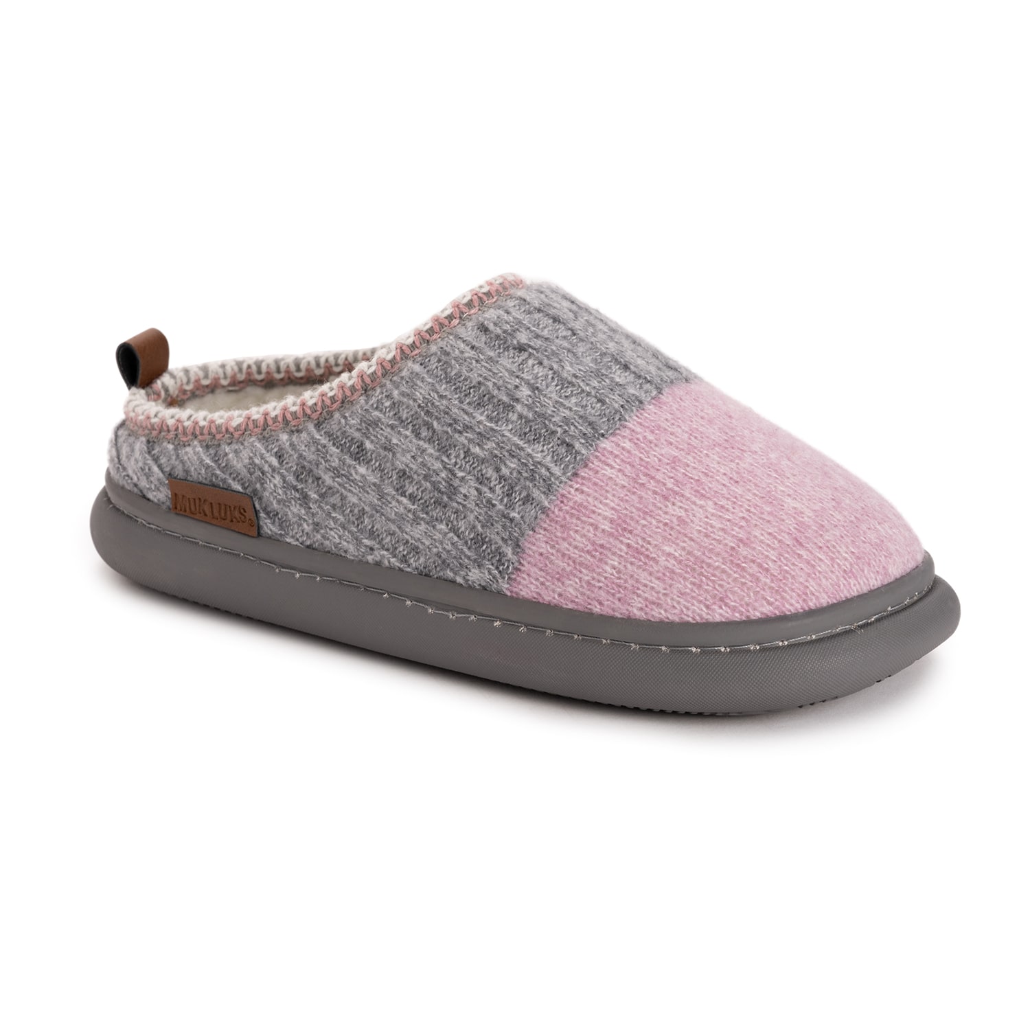 Muk Luks Ml F 26 Ds Slippers Womens Memory Foam Slip Resistant Clog