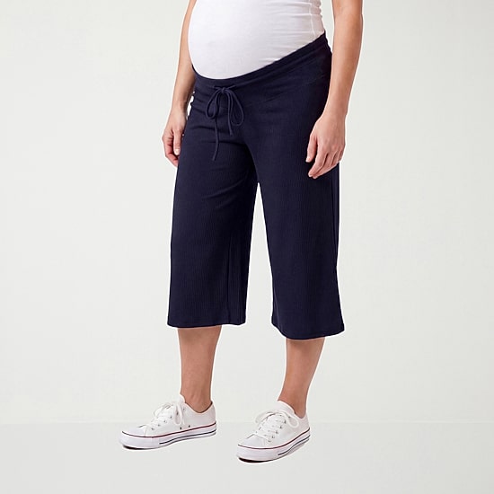 24seven Comfort Apparel Womens Maternity Flare Pull-On Pant