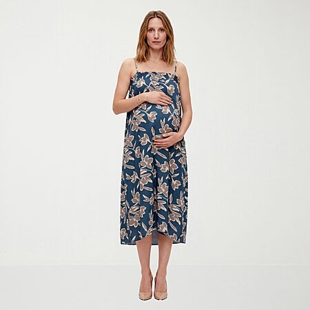 jcp maternity dresses A-line - Women This maxi is cut in an enchanting pink hue of our premium stretch jersey PinkBlush White Lace Off Shoulder