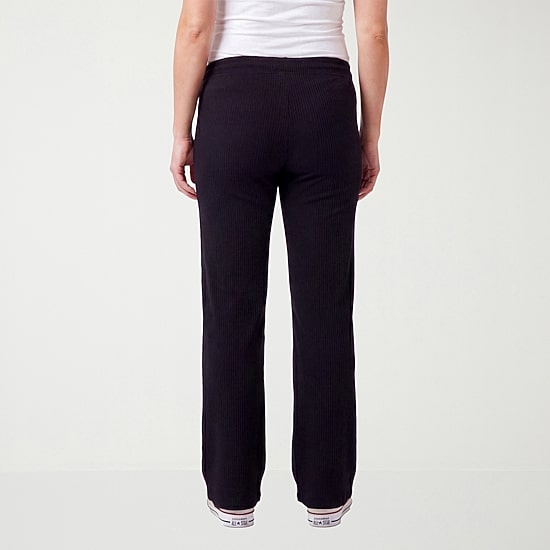 24seven Comfort Apparel Womens Maternity Wide Leg Pull-On Pant