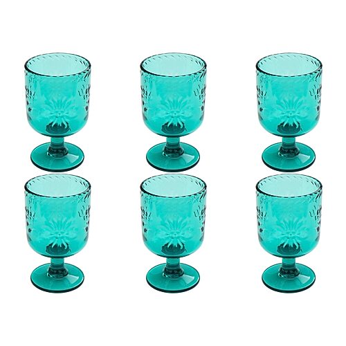 Tarhong 6-pc. Wine Glass In Blue