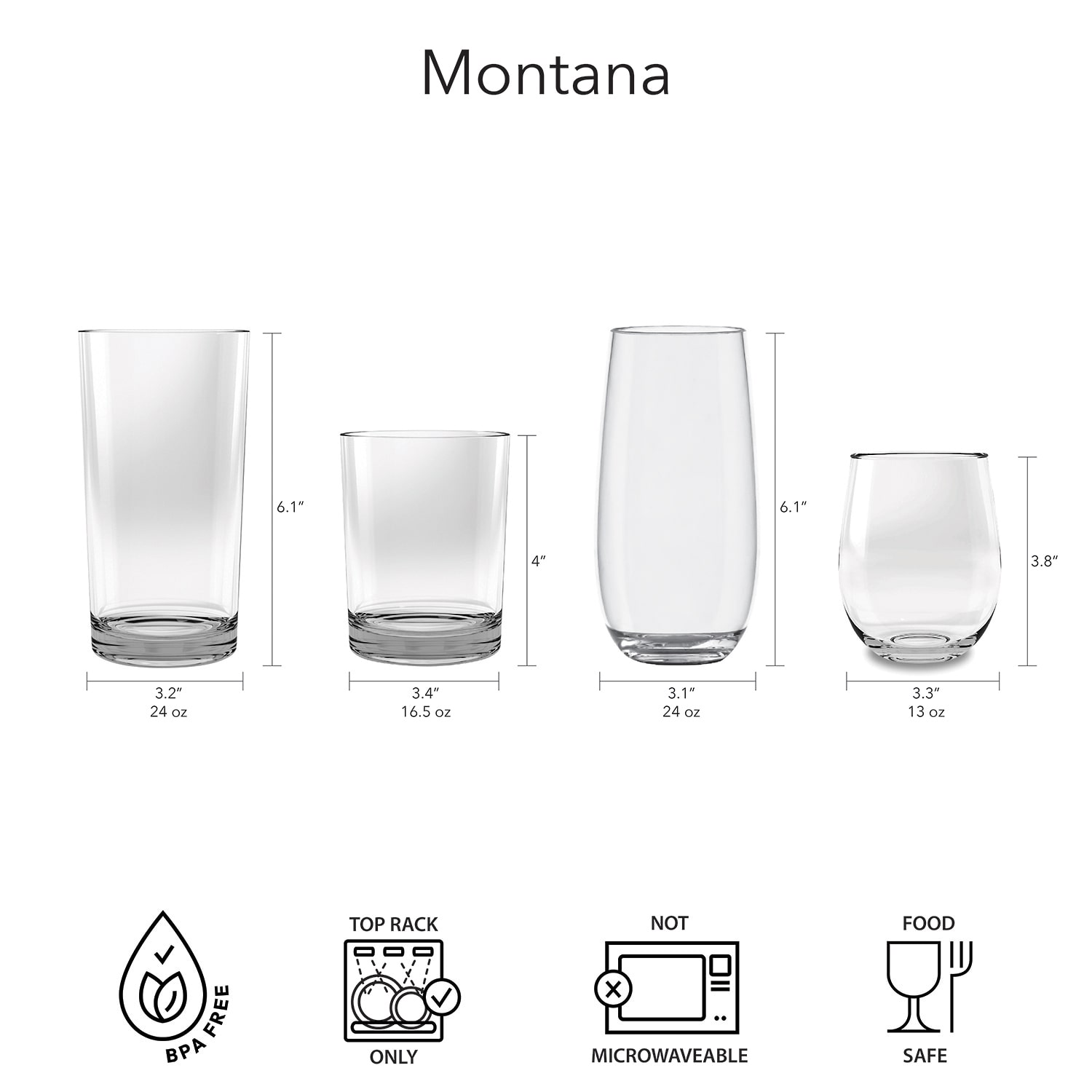 Tarhong 6-pc. Drinkware Set