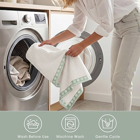 Intelligent Design Flora Rib 2-pc. Quick Dry Bath Towel Set