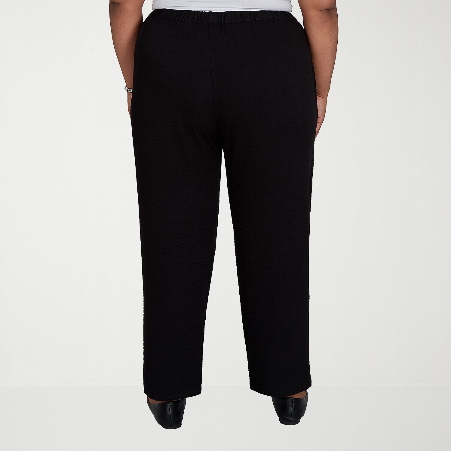 Alfred Dunner Travel Advisory Womens Plus Ankle Pull-On Pant