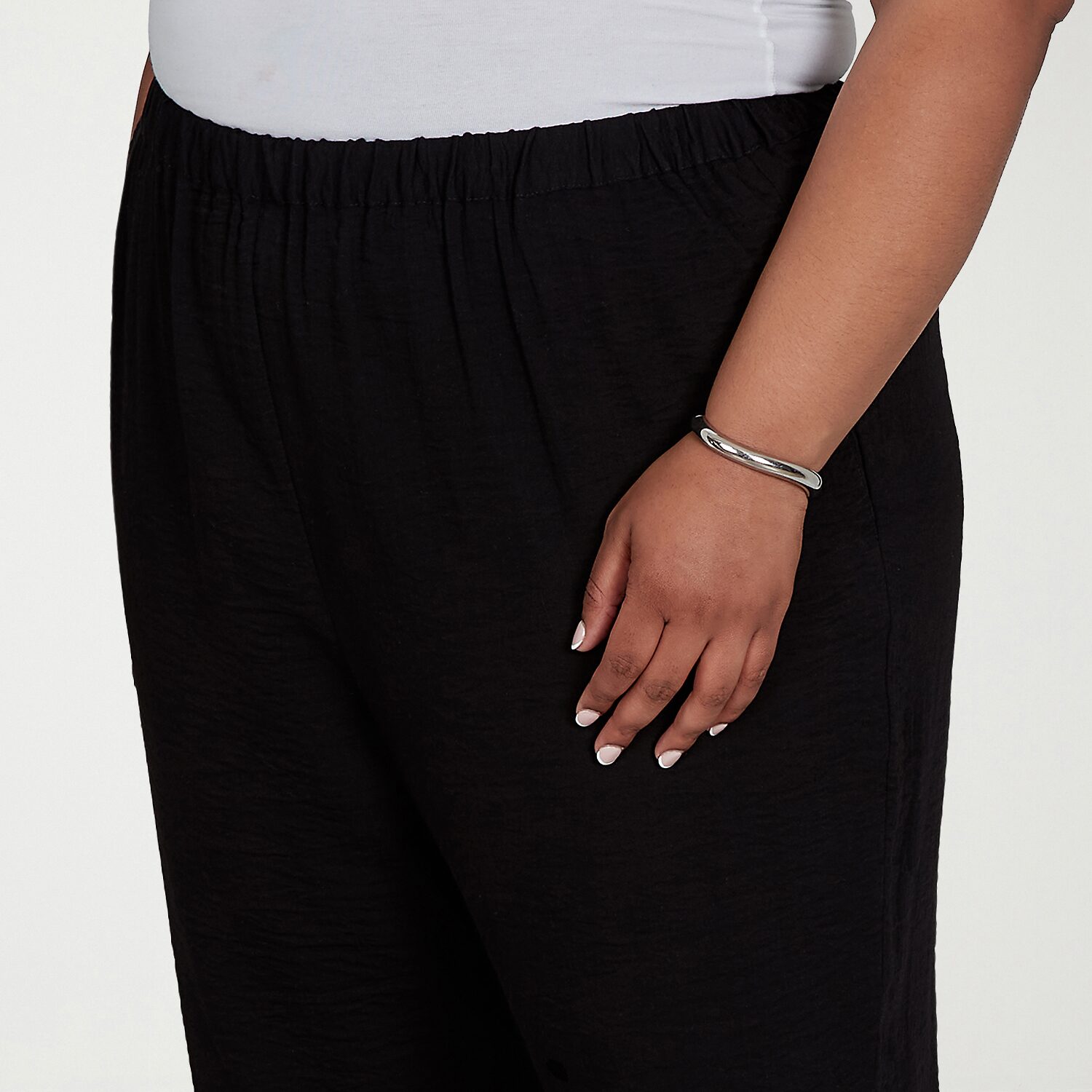 Alfred Dunner Travel Advisory Womens Plus Ankle Pull-On Pant