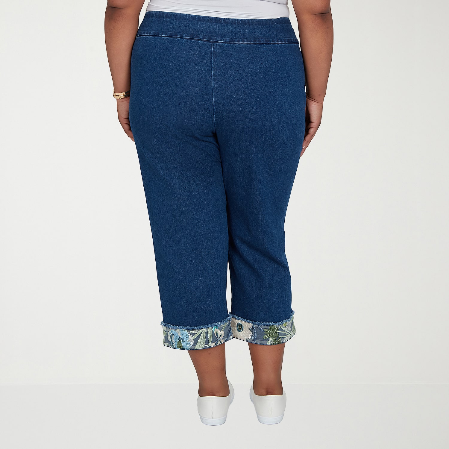 Alfred Dunner Inidigo Girls Womens Mid Rise Straight Leg Jean
