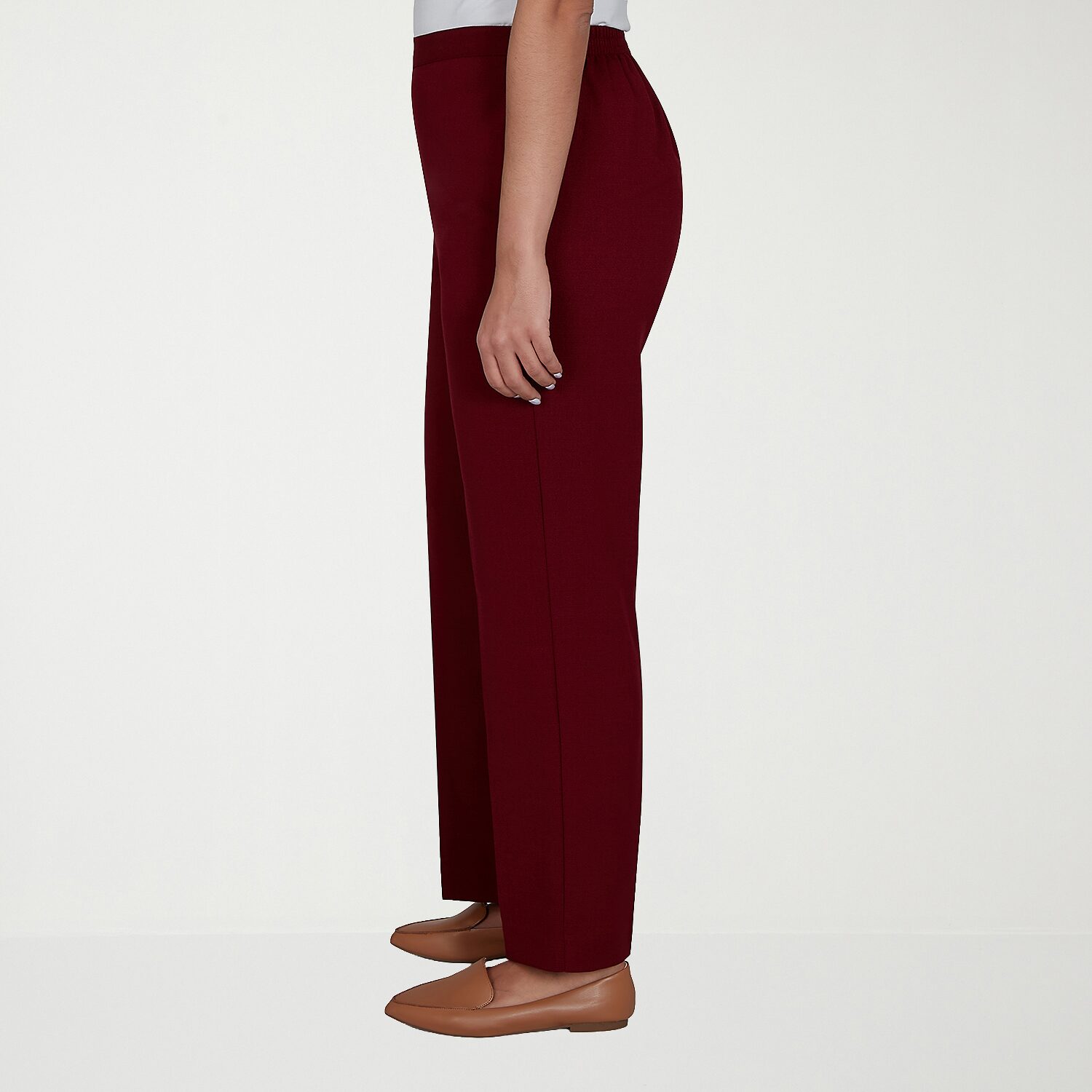 Alfred Dunner Union Square Womens Straight Pull-On Pant