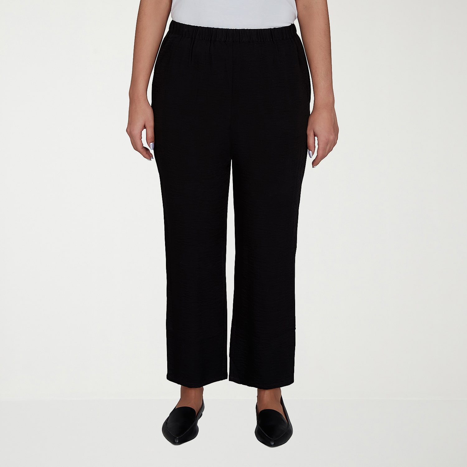 Alfred Dunner Womens Ankle Pull-On Pant