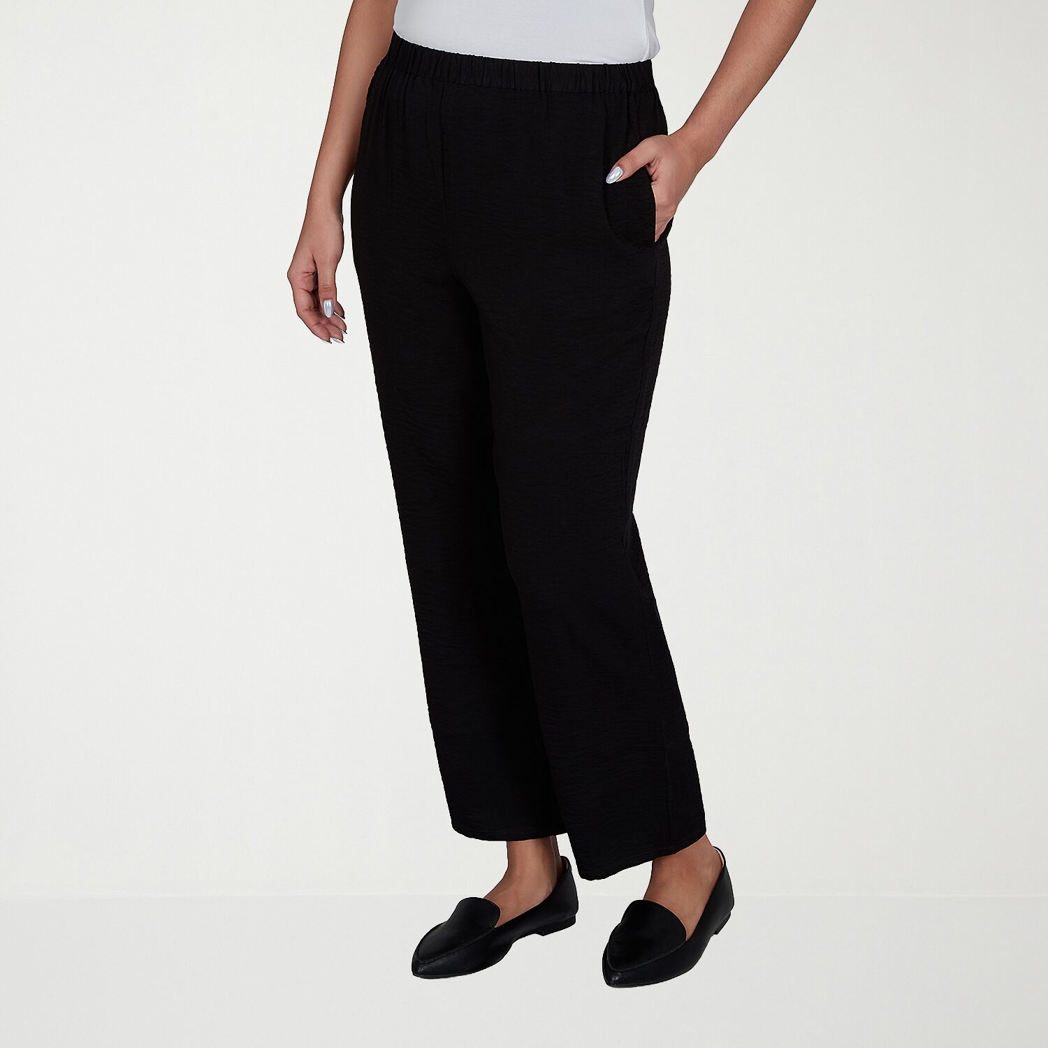 Alfred Dunner Womens Ankle Pull-On Pant