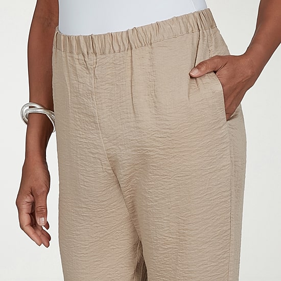 Alfred Dunner Travel Advisory Womens Ankle Pull-On Pant
