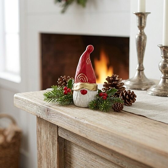 Santa Cast Iron 4.5''H Gnome