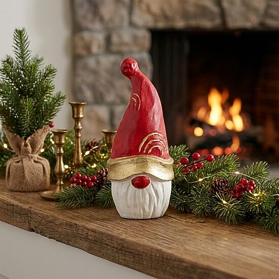 Santa Cast Iron 5.75''H Gnome