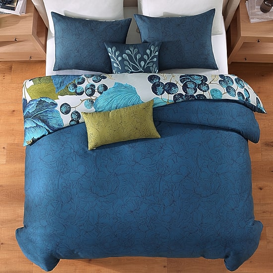 Bebejan Teal Tapestry 5-pc. Reversible Comforter Set