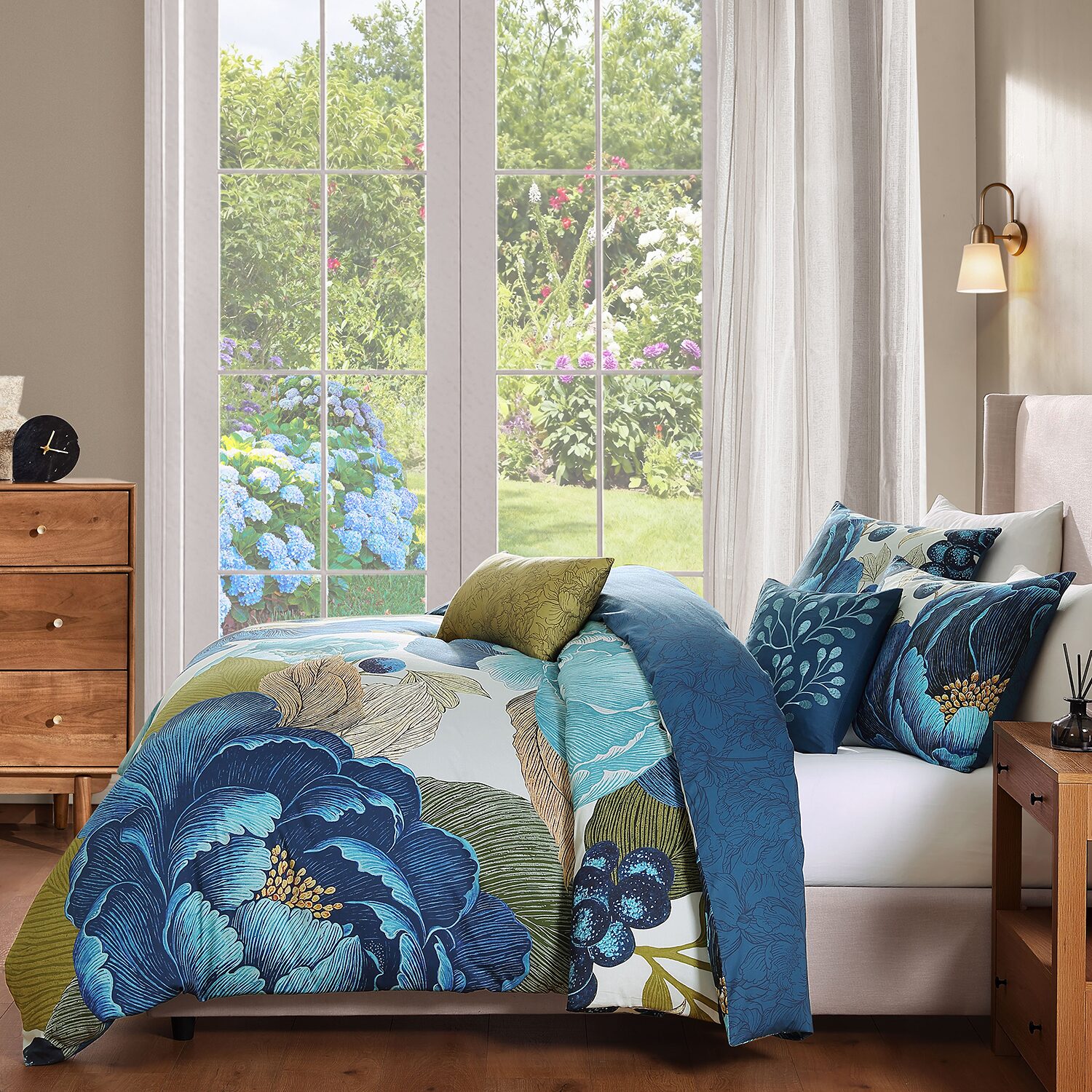 Bebejan Teal Tapestry 5-pc. Reversible Comforter Set