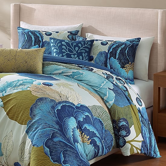 Bebejan Teal Tapestry 5-pc. Reversible Comforter Set
