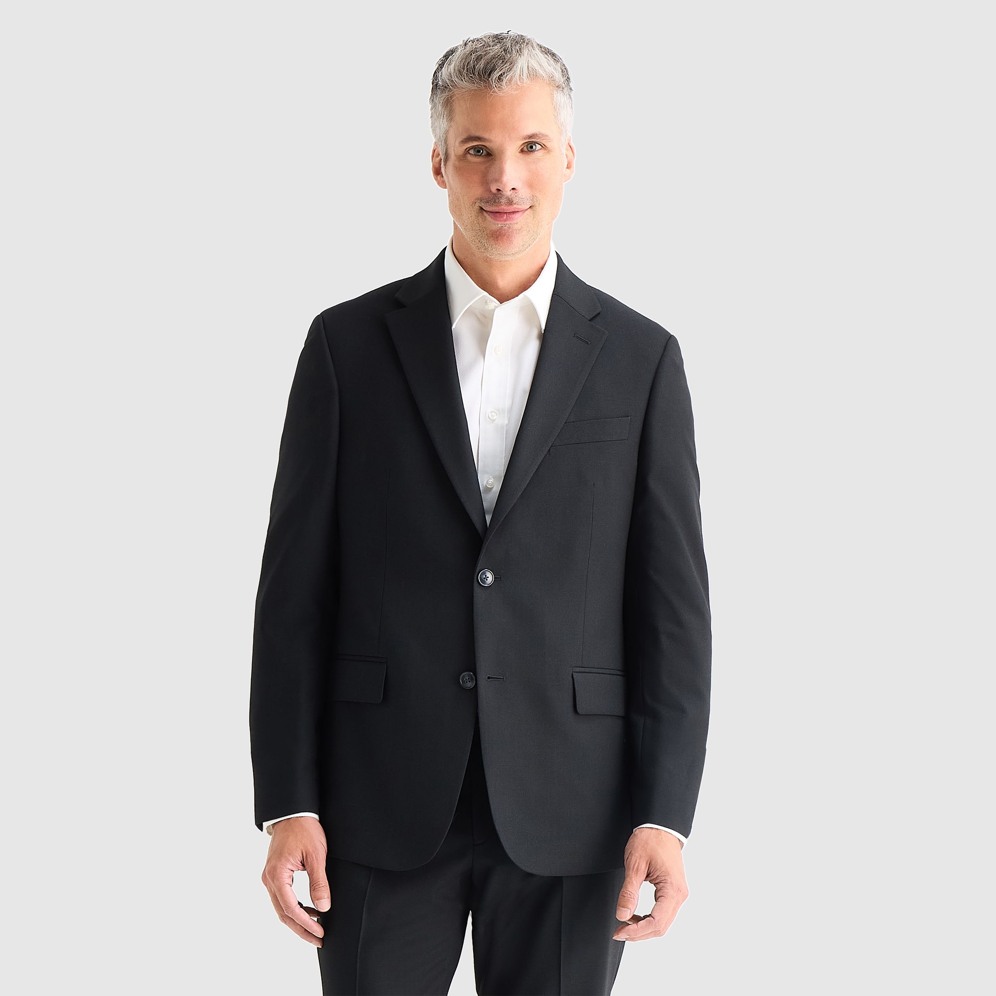 Van Heusen Birdseye Mens Stretch Fabric Modern Fit Suit Jacket