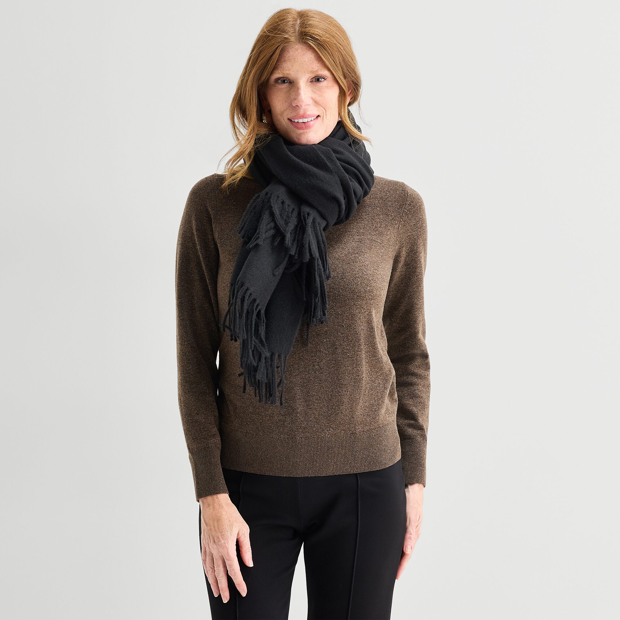 Liz Claiborne Cashmere Like Neckerchief Scarf