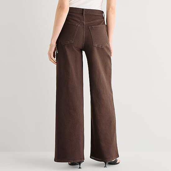 A.N.A Womens Highest Rise Wide Leg Jean
