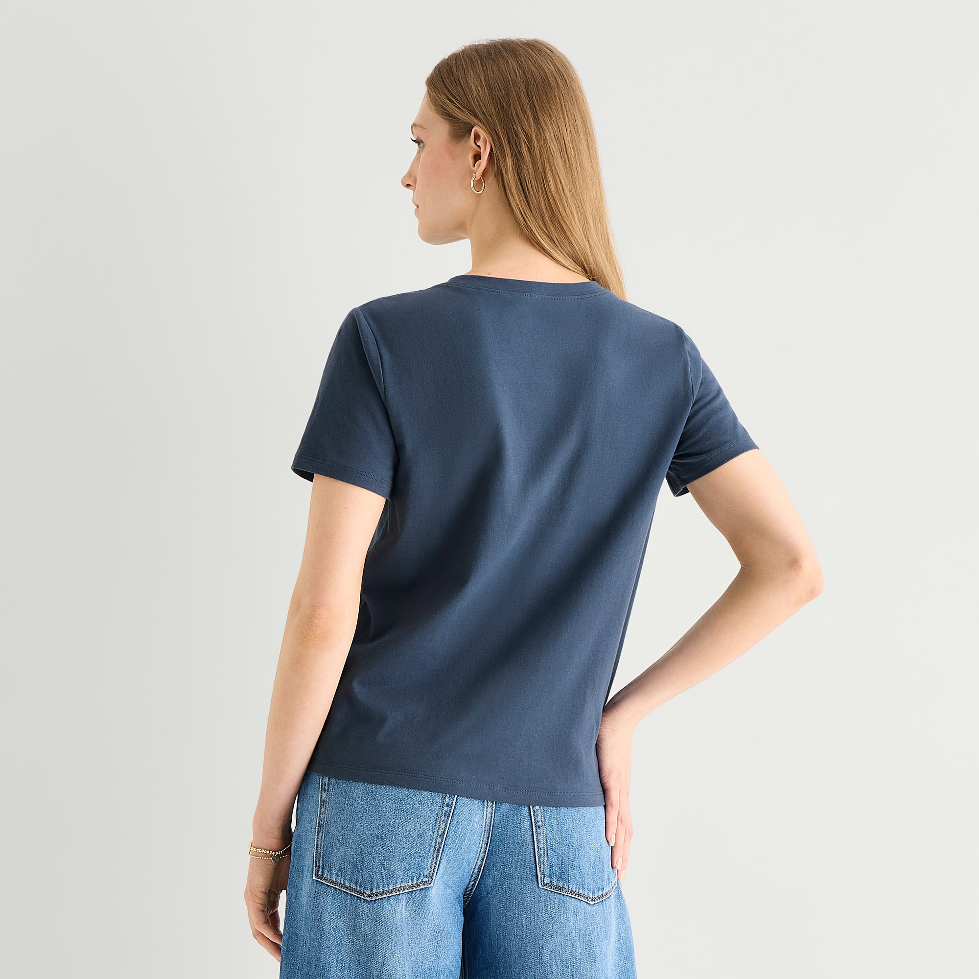 a.n.a Womens Tall Crew Neck Short Sleeve T-Shirt