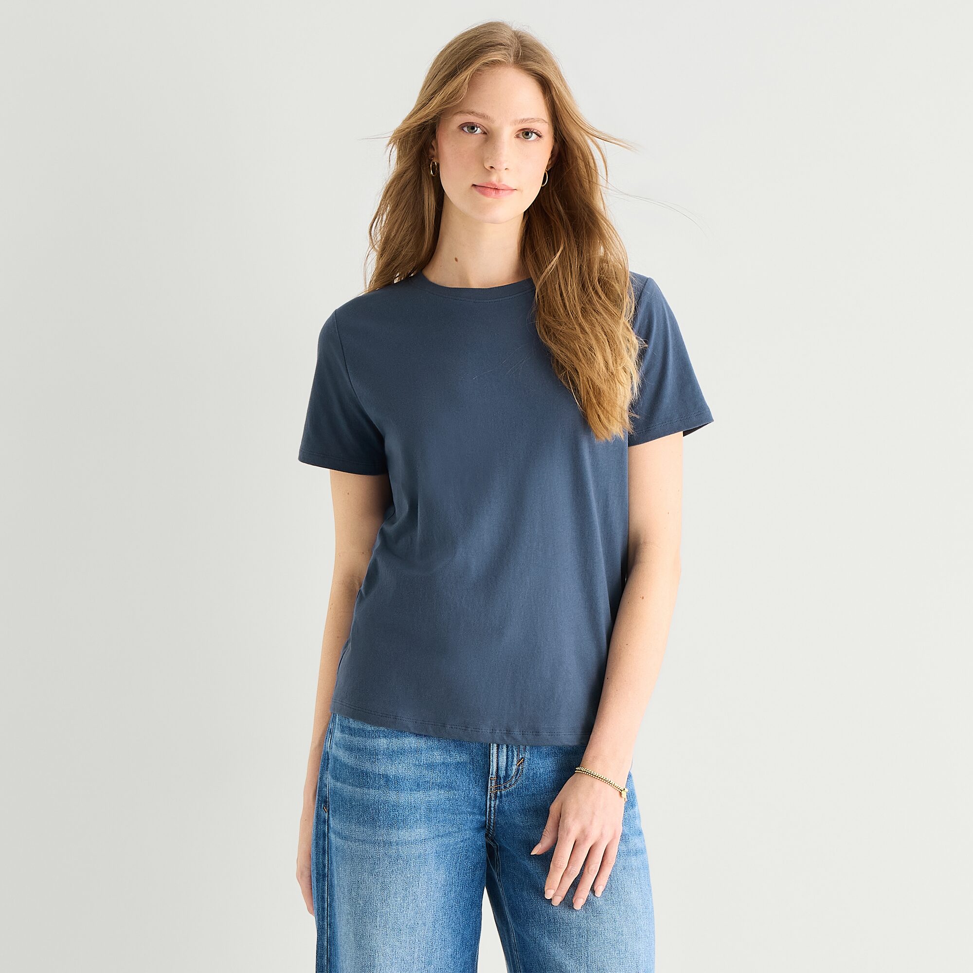 a.n.a Womens Tall Crew Neck Short Sleeve T-Shirt