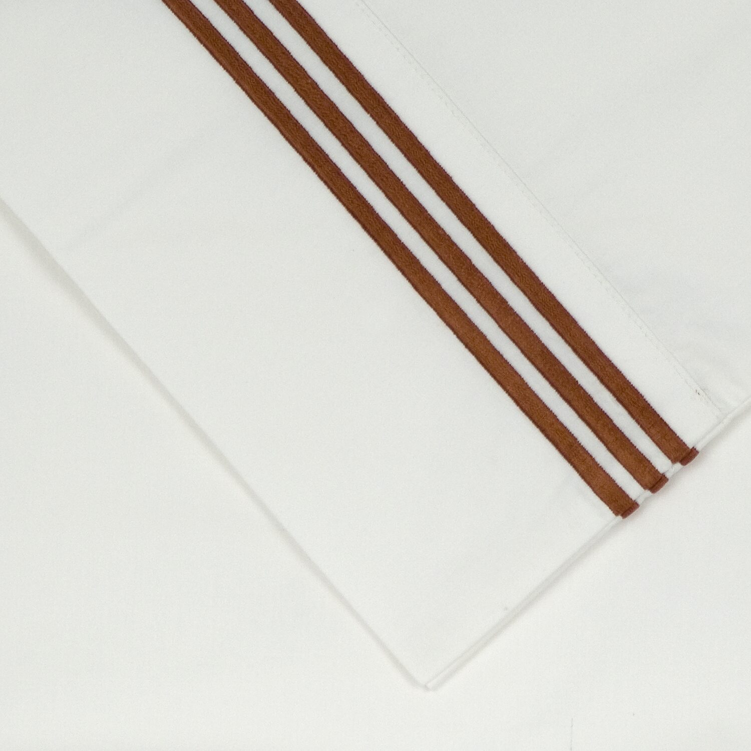 Pointehaven Long Staple Cotton Percale Triple Line 300tc Sheet Set