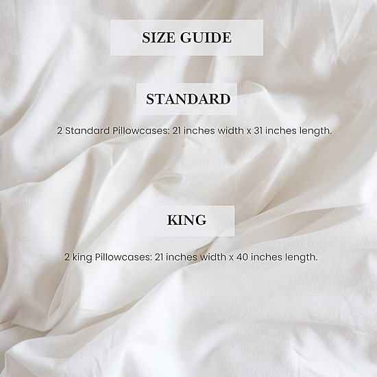 Pointehaven Long Staple Cotton Sateen Double Hemstitch 625 Pillowcases