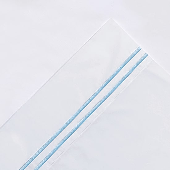 Pointehaven Long Staple Cotton Percale Double Line 300tc Pillowcases