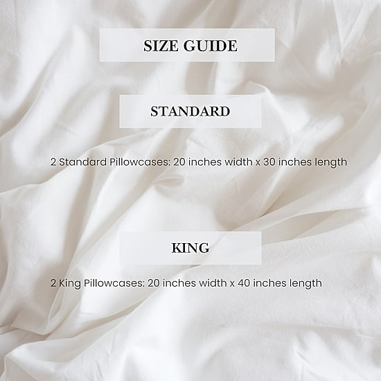 Pointehaven Long Staple Cotton Sateen Hemstitch 525tc Pillow cases