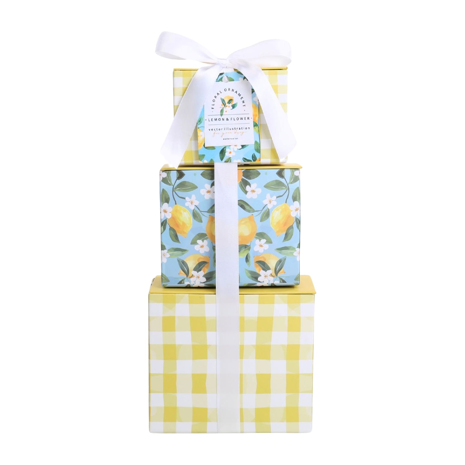 Alder Creek Lemon Twist 3-High Tower Food Set