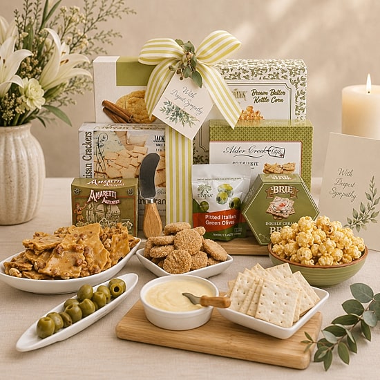 Alder Creek With Sympathy Savory Cutting Board Food Set