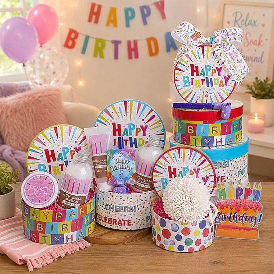 Alder Creek Happy Spa Wishes Gift Tower Food Set