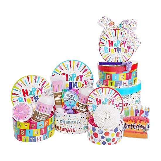 Alder Creek Happy Spa Wishes Gift Tower Food Set