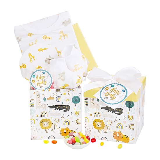 Alder Creek Its A Jungle Out There Baby Gift Box Food Set