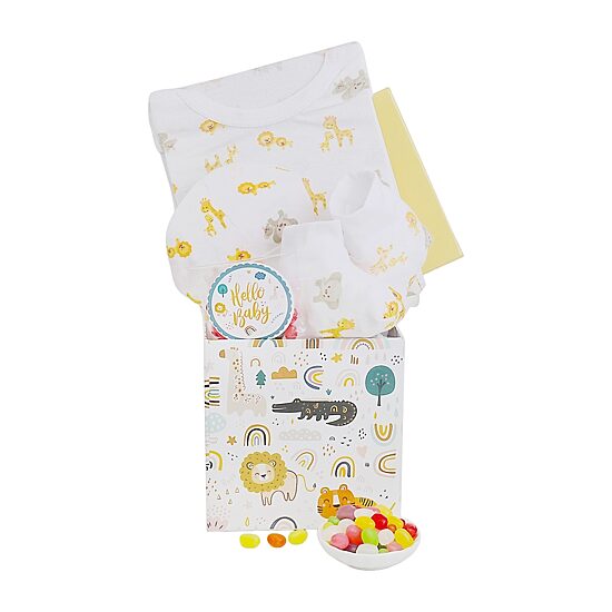 Alder Creek Its A Jungle Out There Baby Gift Box Food Set