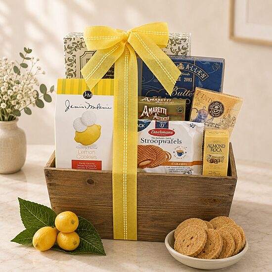 Alder Creek Lemon Breeze Gift Tote Food Set