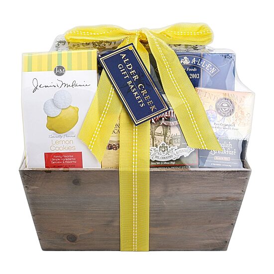 Alder Creek Lemon Breeze Gift Tote Food Set