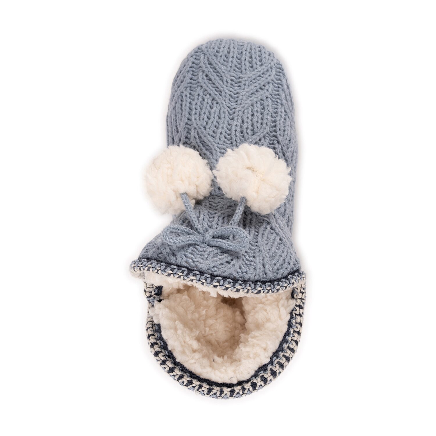 Muk Luks Ml F 26 Ds Slippers Womens Memory Foam Slip Resistant Bootie