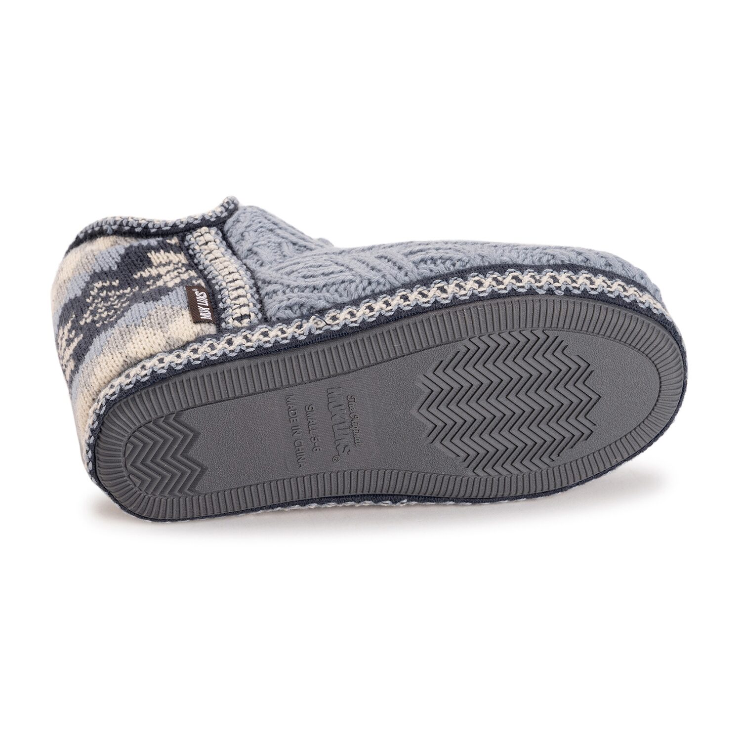 Muk Luks Ml F 26 Ds Slippers Womens Memory Foam Slip Resistant Bootie
