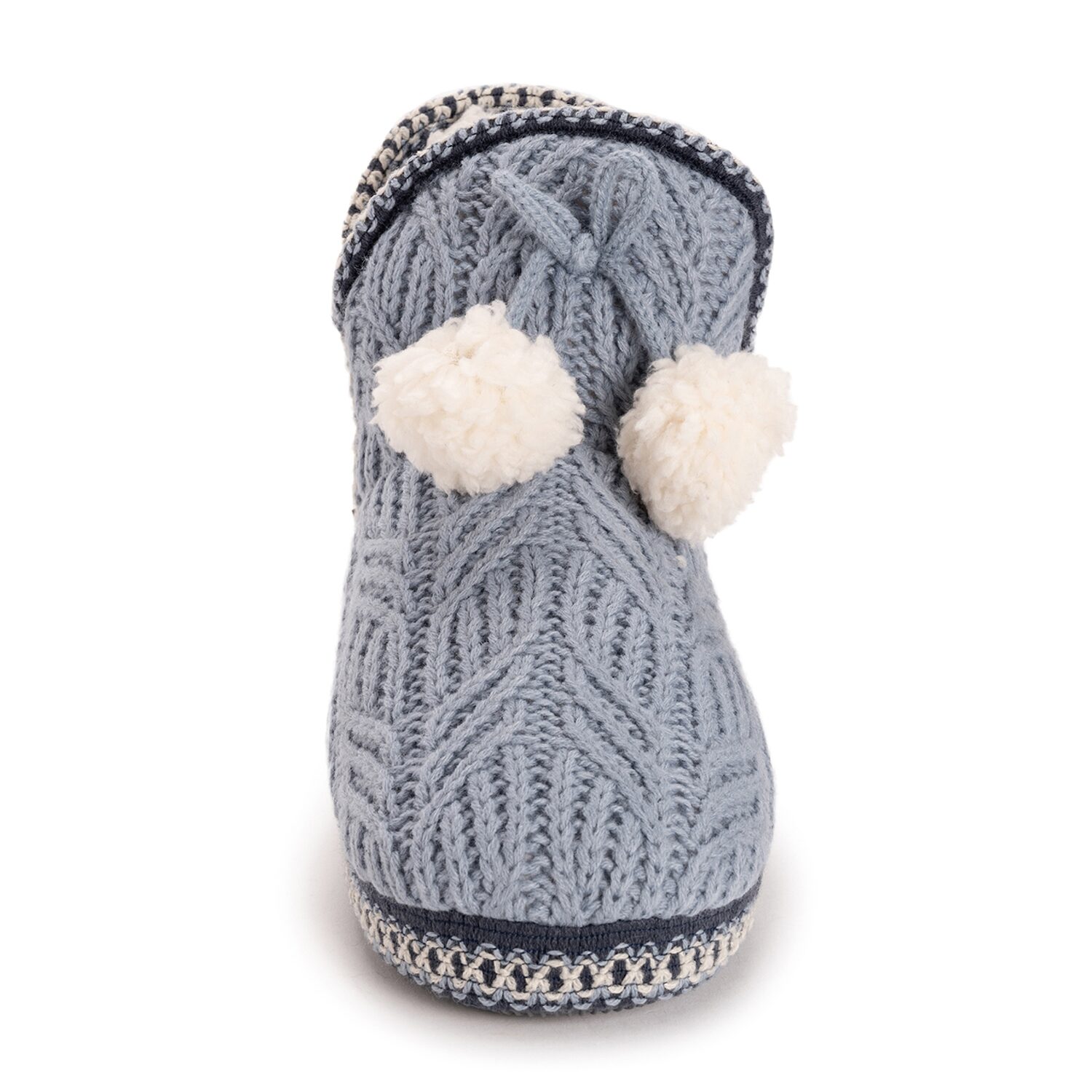 Muk Luks Ml F 26 Ds Slippers Womens Memory Foam Slip Resistant Bootie
